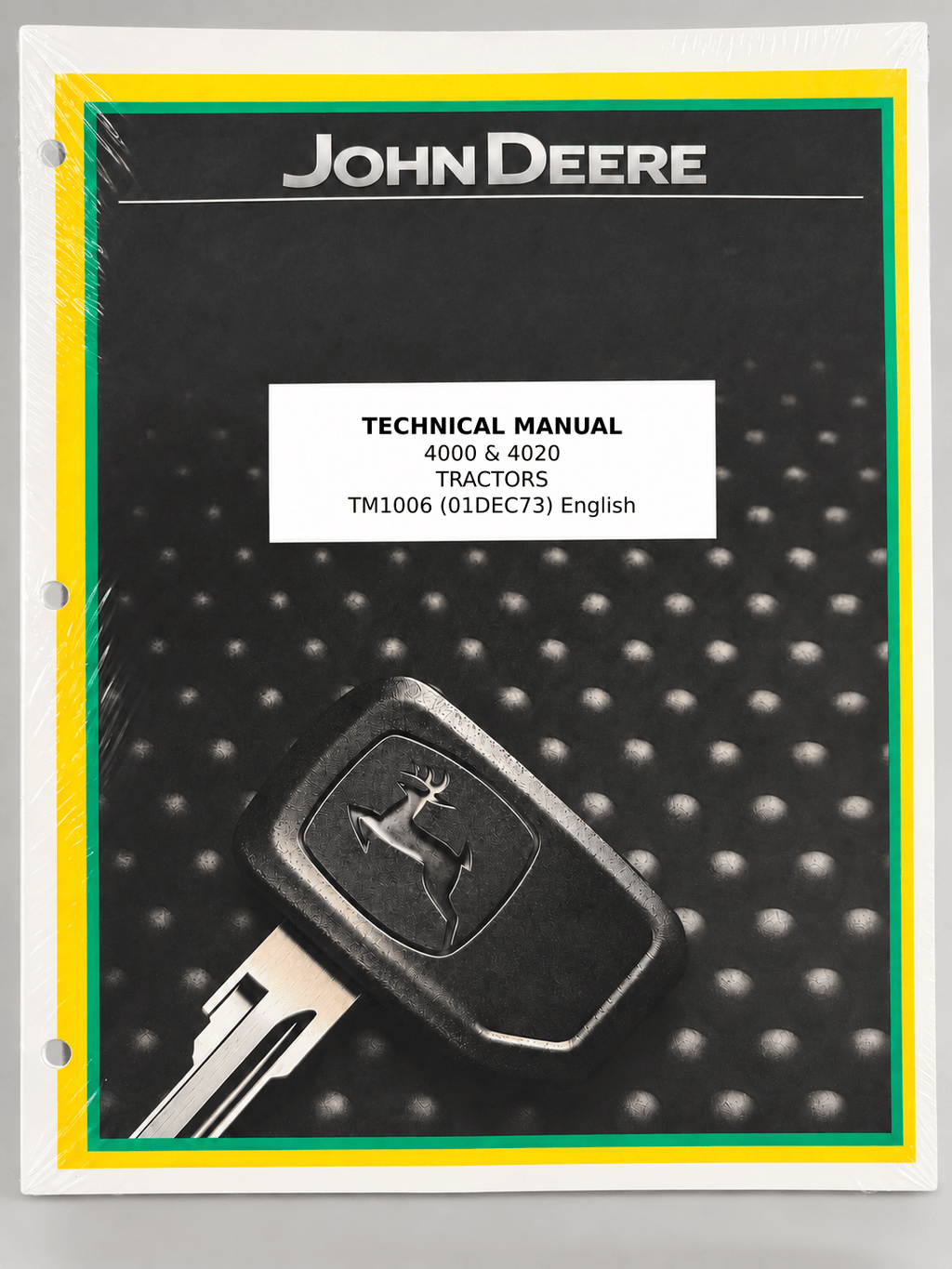 John Deere 4000, 4020 Tractor Service Repair Manual TM1006 — cover